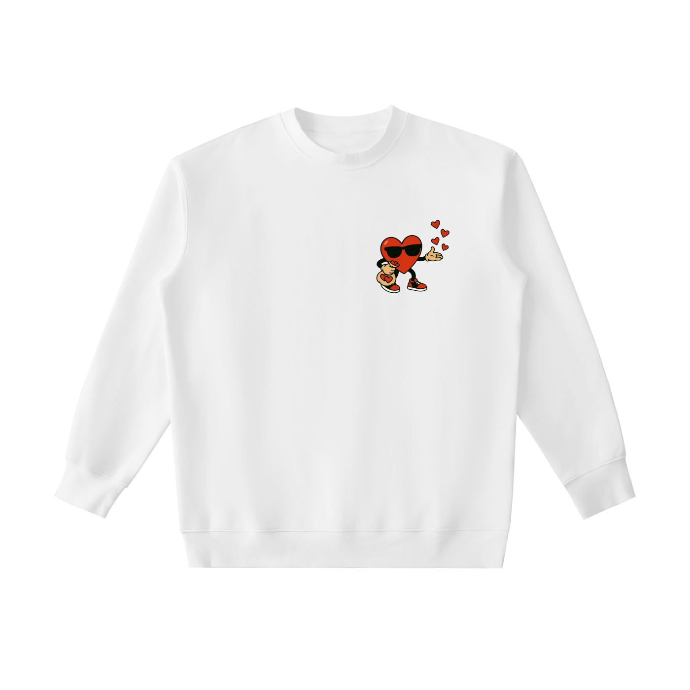 Throw Hearts not Hands Sweatshirt